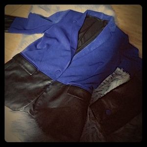 👩‍💼Blue and Black Blazer👩‍💼Button up Jacket